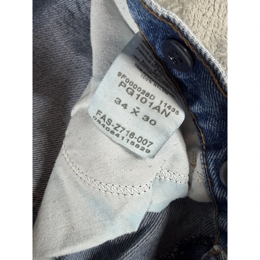 Wrangler ProGear Double Front Work Pants Mens 34x30 Denim Canvas Logger